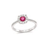 Anello Rubino e diamanti in oro BELLE EPOQUE Art. CIP264857RB