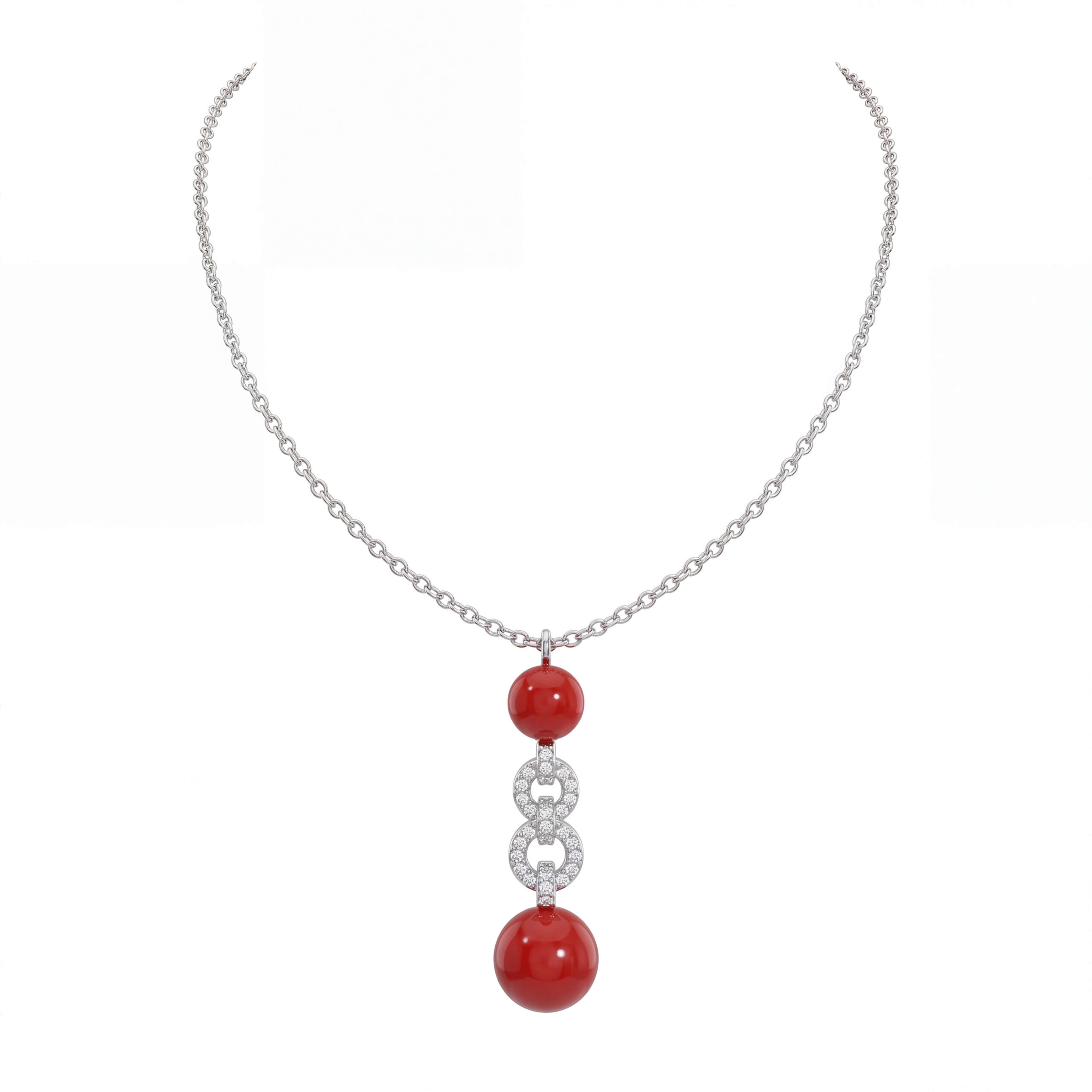 Collana Corallo Del Mediterraneo e Oro Art. GIRCORAL4